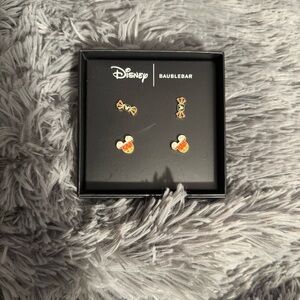 Disney X Baublebar Halloween Mickey Mouse Earrings Candy Corn Candy